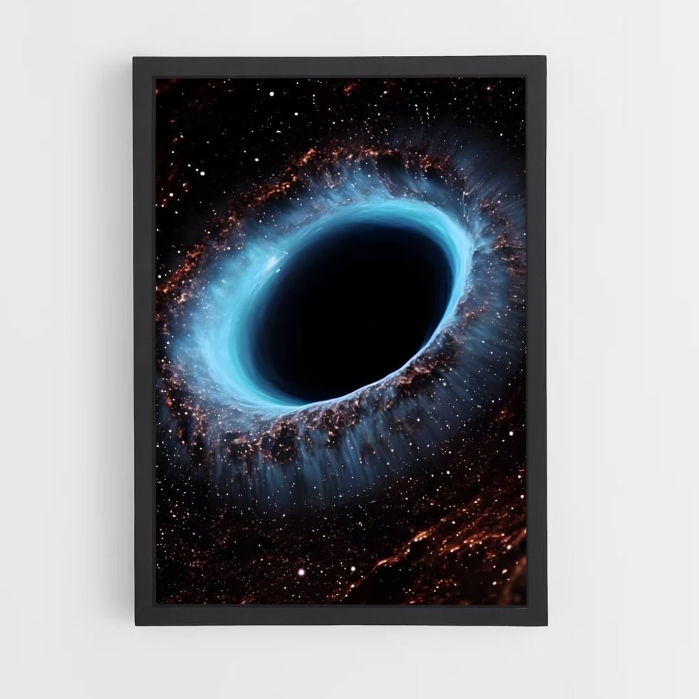 Poster Captivant cosmos de l'œil obscur (vue 2)